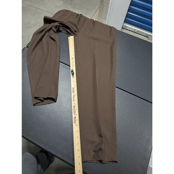NWT Kim Rogers Pants Brown Elastic Waist Women's Size 8P - Picture 7 of 7